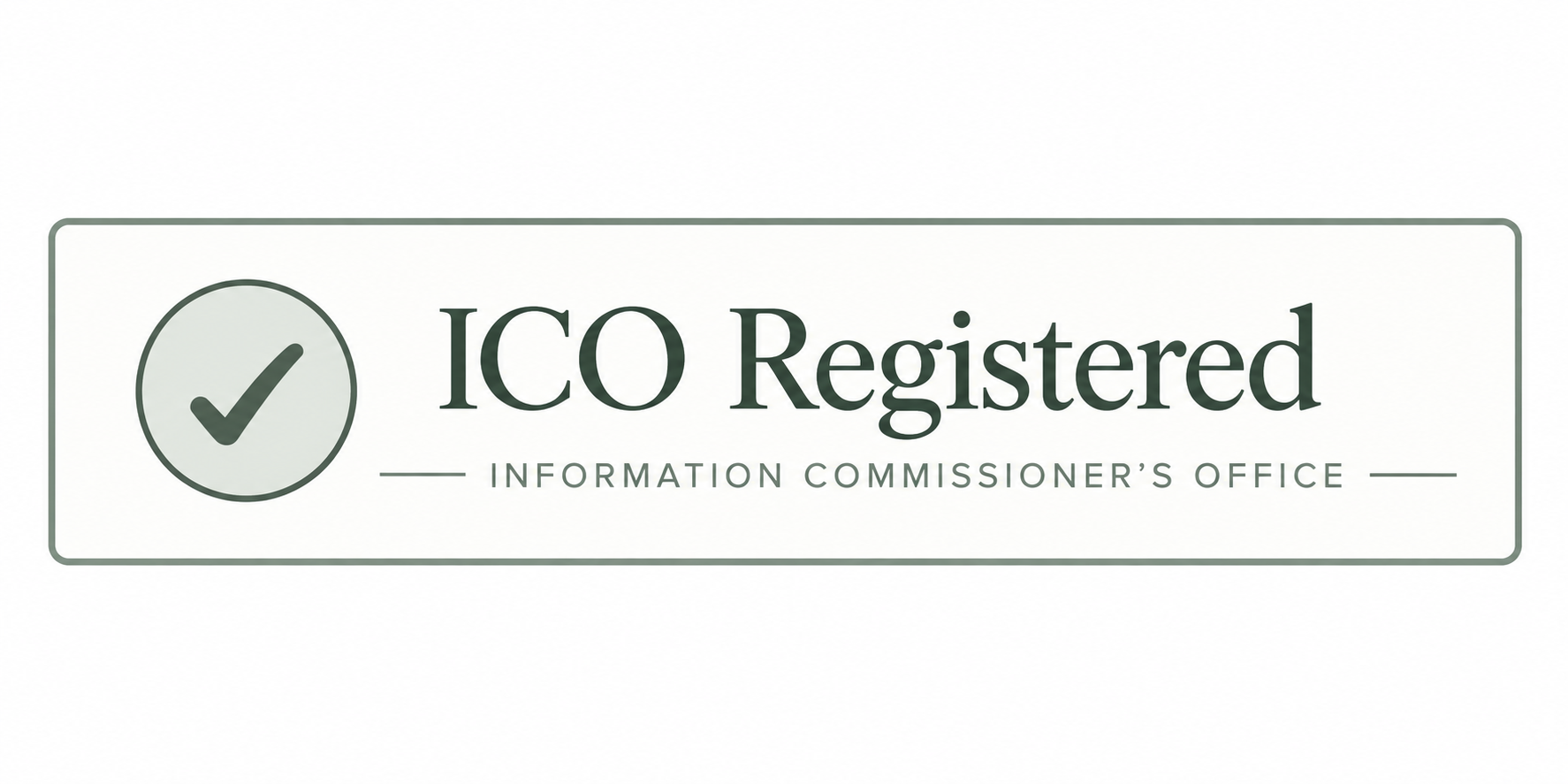 ICO registered — Information Commissioner’s Office