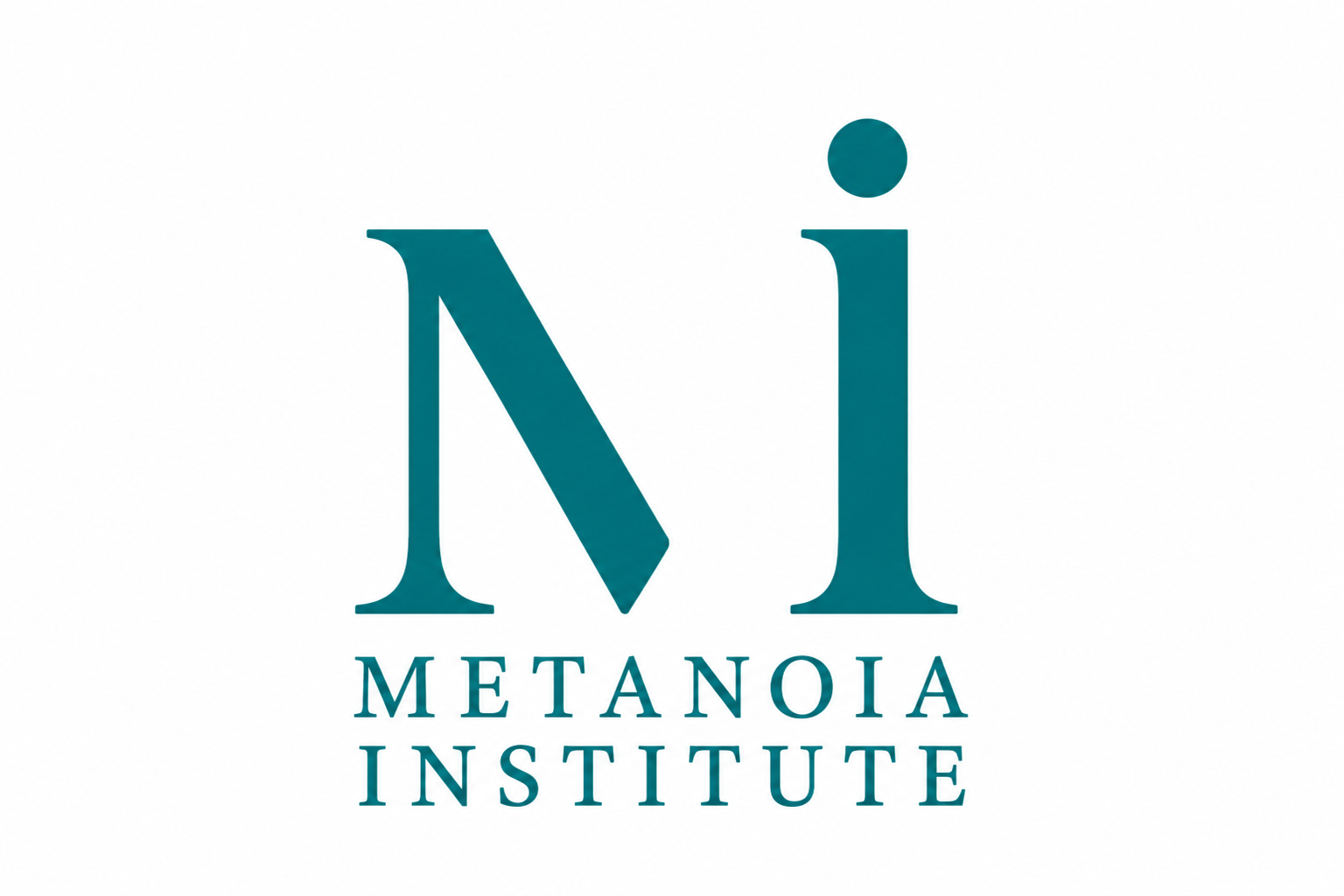 Metanoia Institute teal monogram